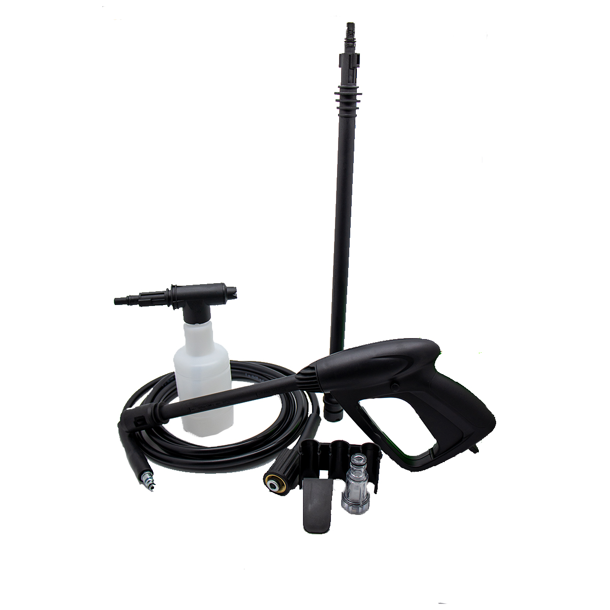 Hidrolavadora eléctrica Makita HW101 turquesa de 1.3kW con 100bar de presión máxima 120V