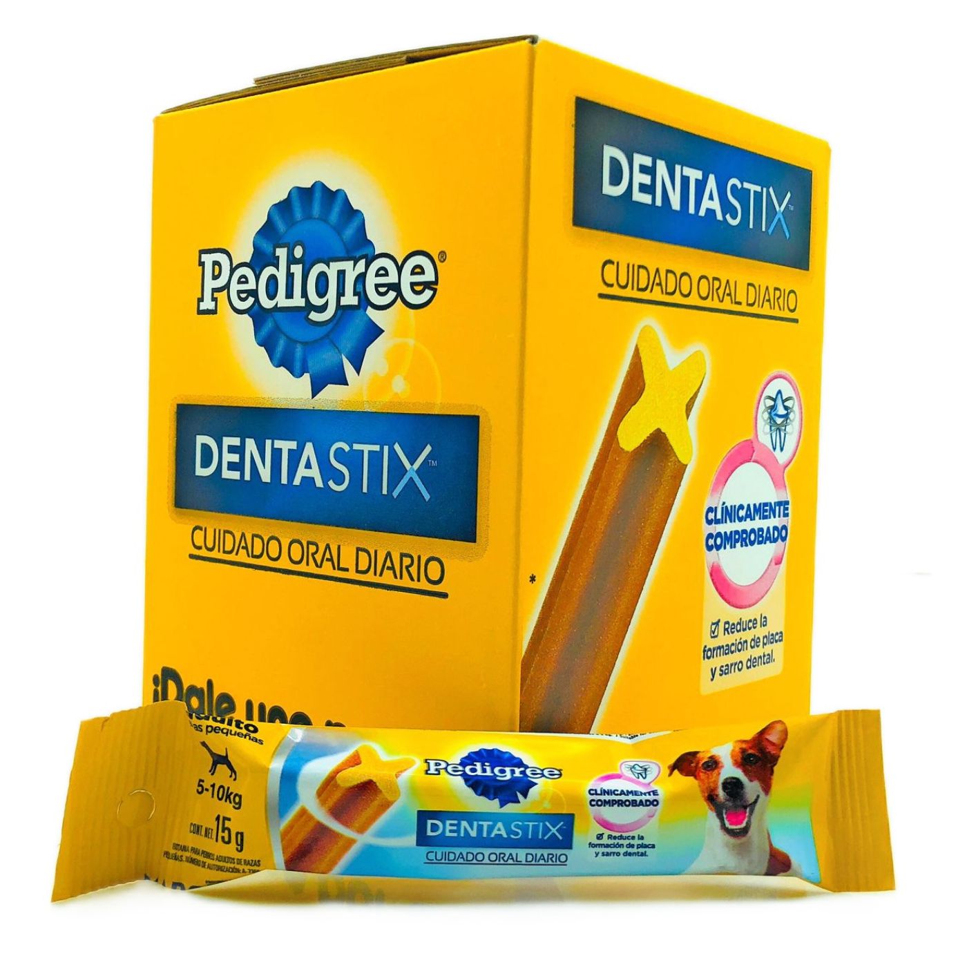 Dentastix Pedigree Cuidado Oral Razas Pequeñas Caja 30pz