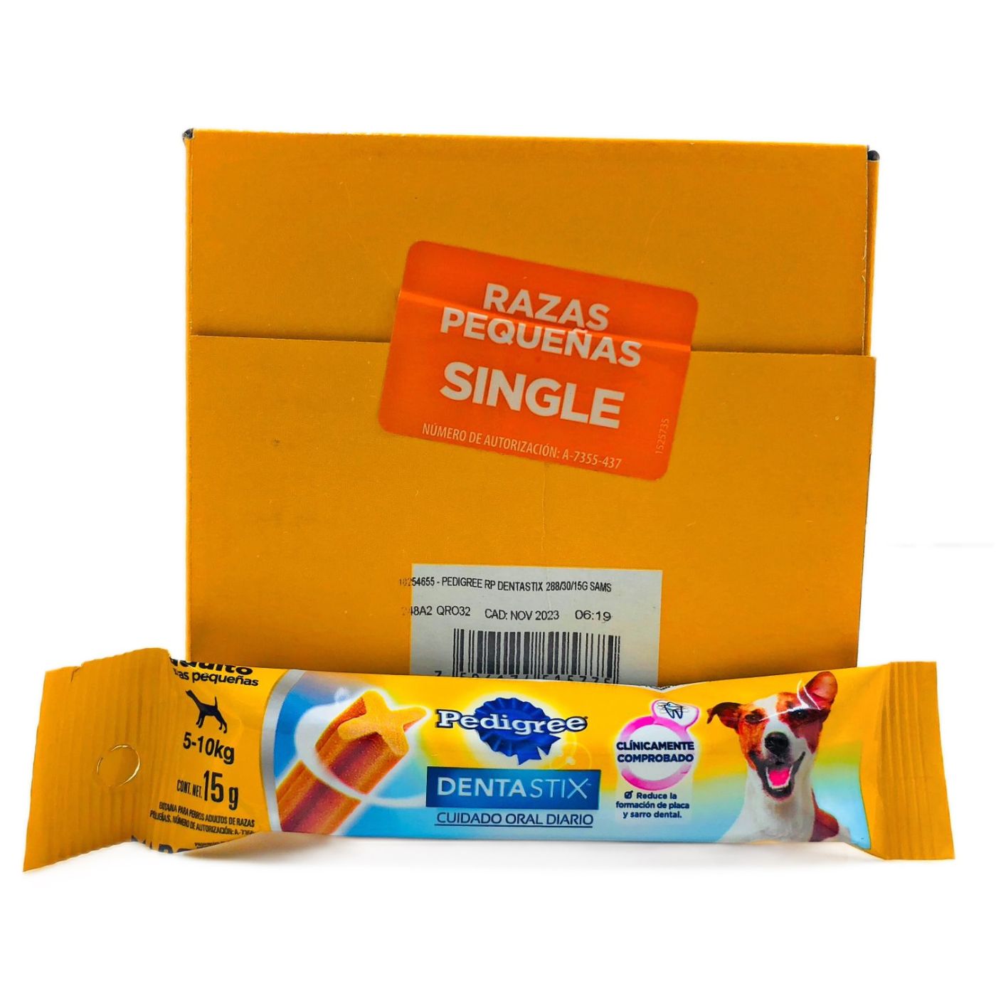 Dentastix Pedigree Cuidado Oral Razas Pequeñas Caja 30pz