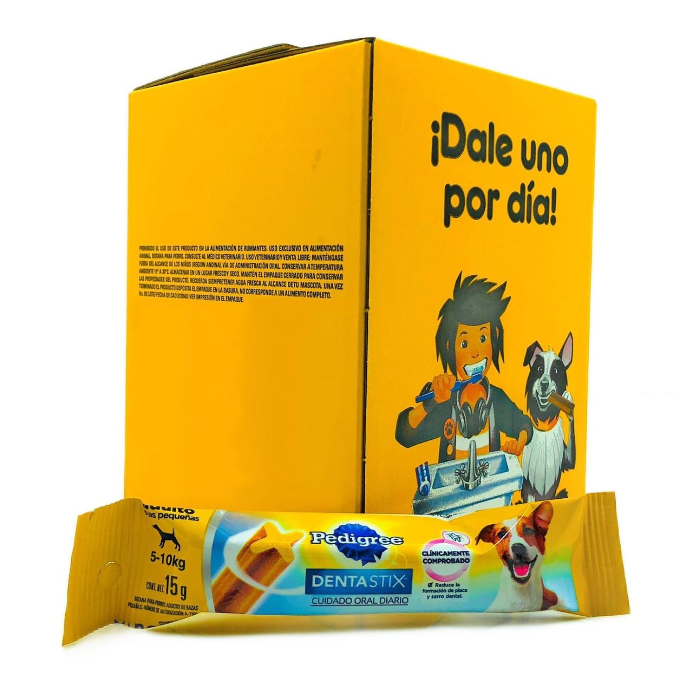 Dentastix Pedigree Cuidado Oral Razas Pequeñas Caja 30pz