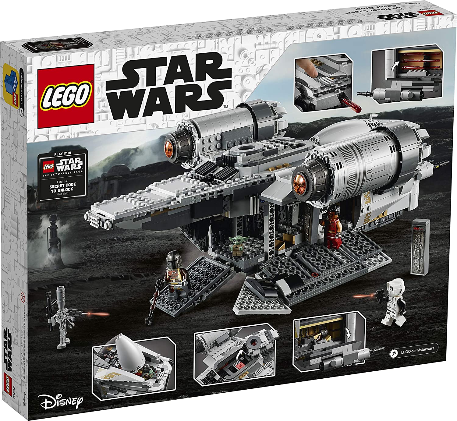 Lego Starwars 75292 Transporte Cazarrecompensas Mandalorian.