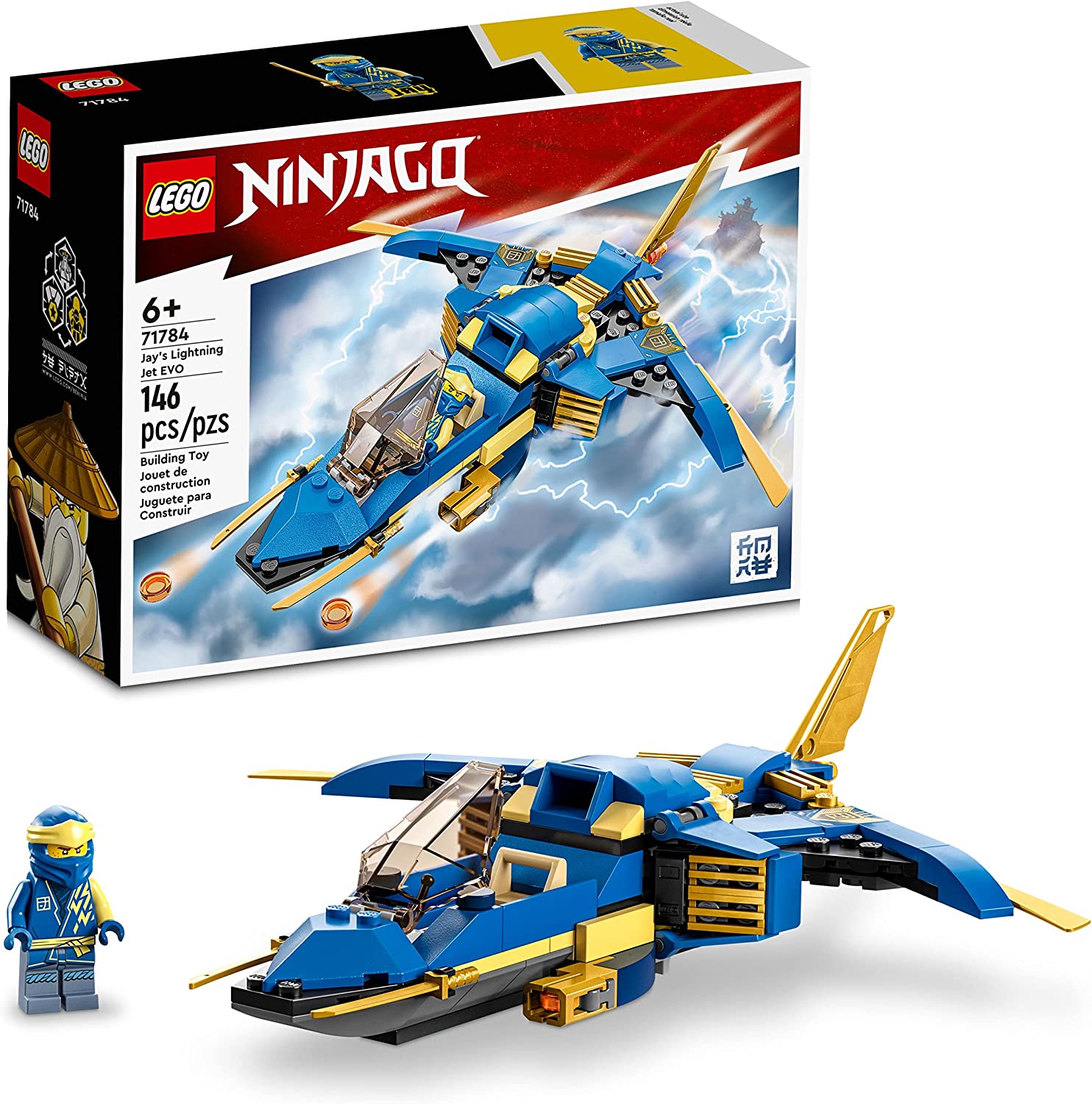Lego Ninjago 71784 Jet Del Rayo Evo De Jay.