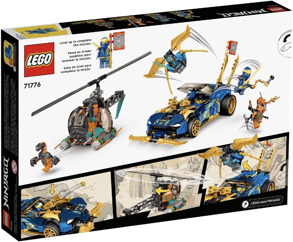 Lego Ninjago 71776 Deportivo Evo De Jay Y Nya