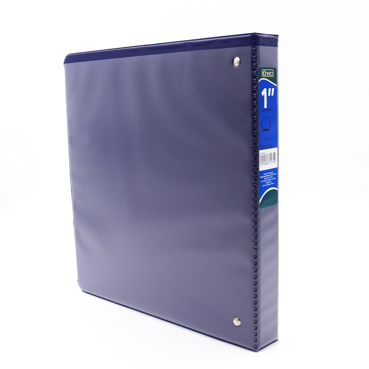 Carpeta con cristal 1" Tres anillos Ideal Para estudiantes, trabajadores, Etc. KINERA