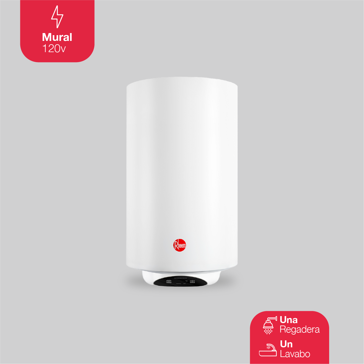 Calentador de Agua Deposito Electrico Mural 50 Litros 127 V 1.5 Servicios