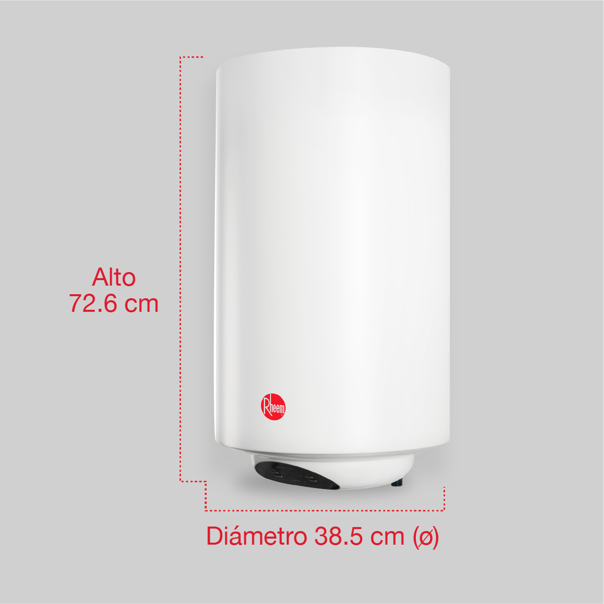 Calentador de Agua Deposito Electrico Mural 50 Litros 127 V 1.5 Servicios