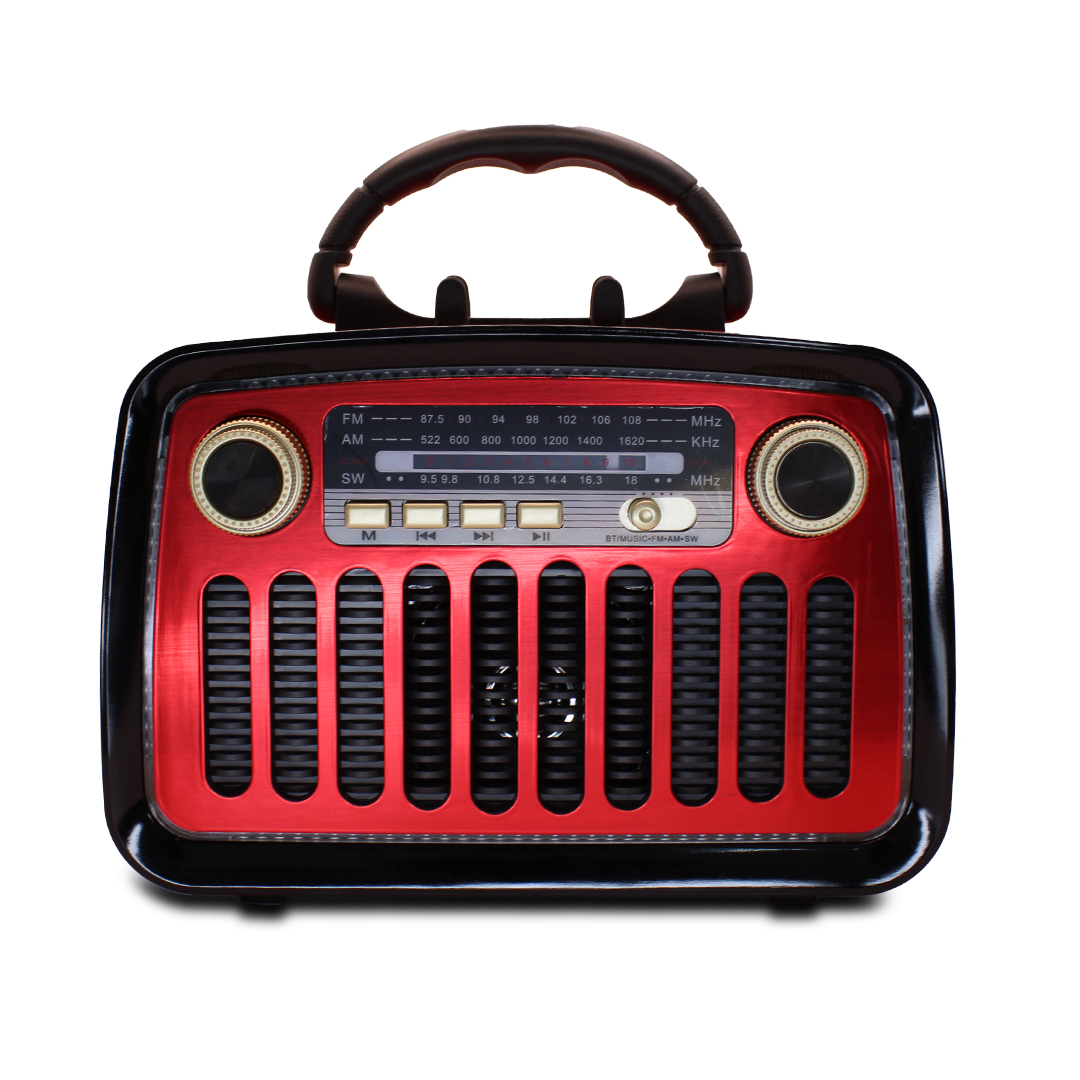 Bocina Retro Vintage Recargable Mp3 Usb Bluetooth Radio