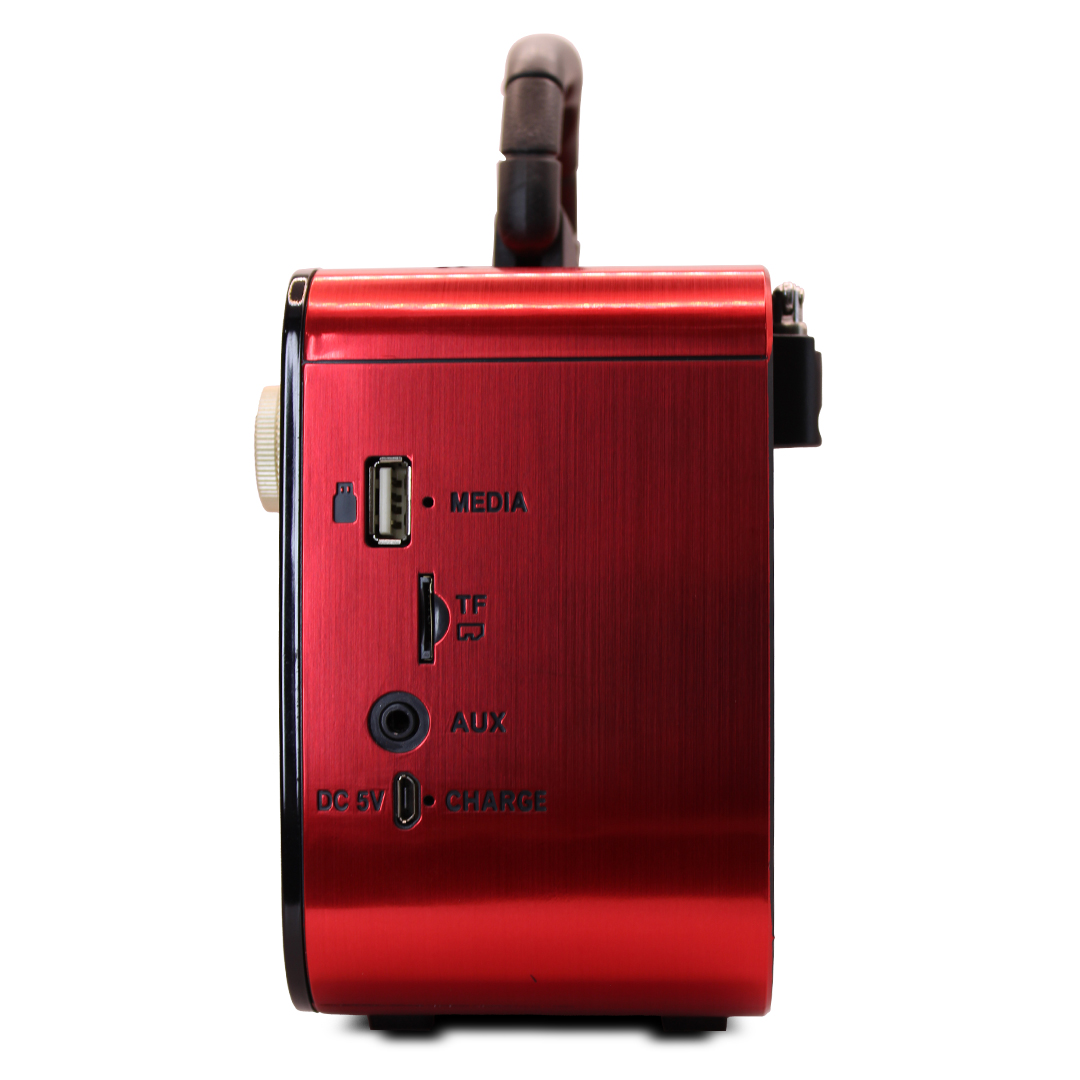 Bocina Retro Vintage Recargable Mp3 Usb Bluetooth Radio