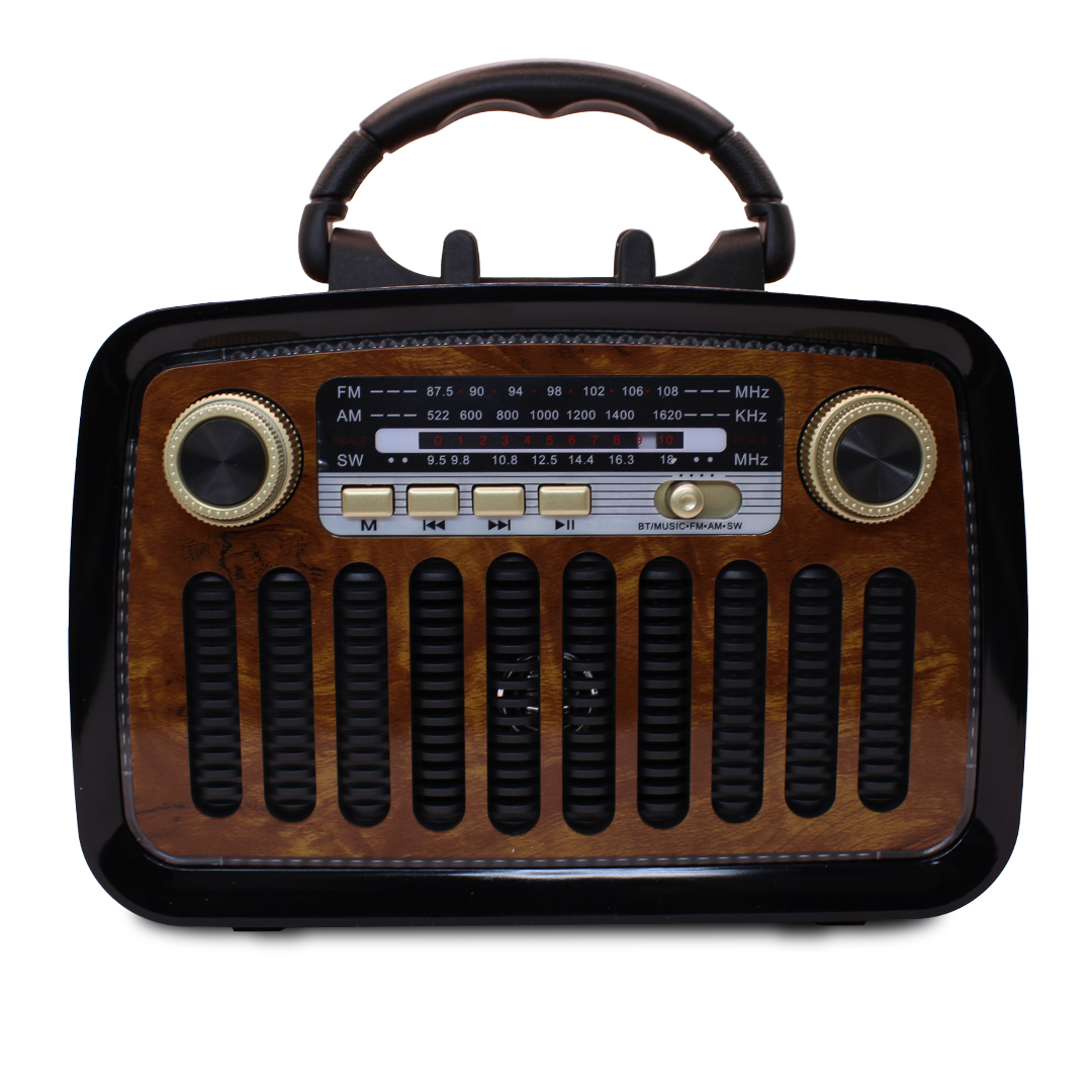 Bocina Retro Vintage Recargable Mp3 Usb Bluetooth Radio