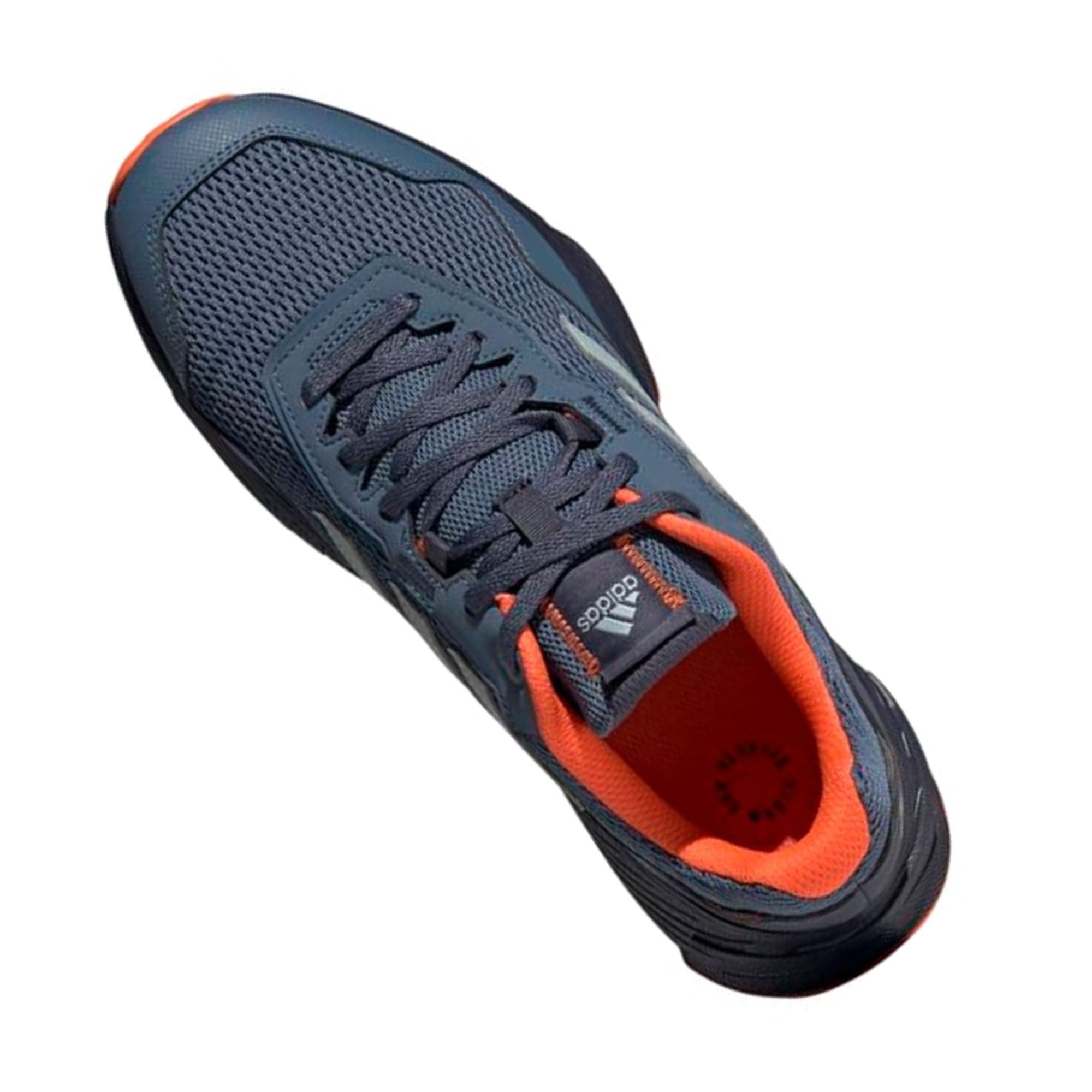 Tenis Adidas Tracefinder Azul Marino con Naranja Hombre Originales GX8684