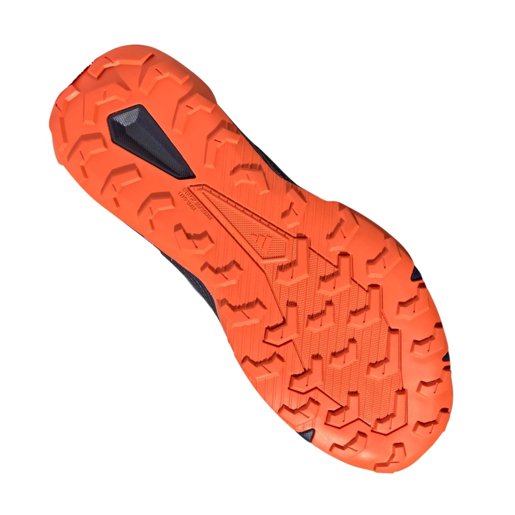 Tenis Adidas Tracefinder Azul Marino con Naranja Hombre Originales GX8684