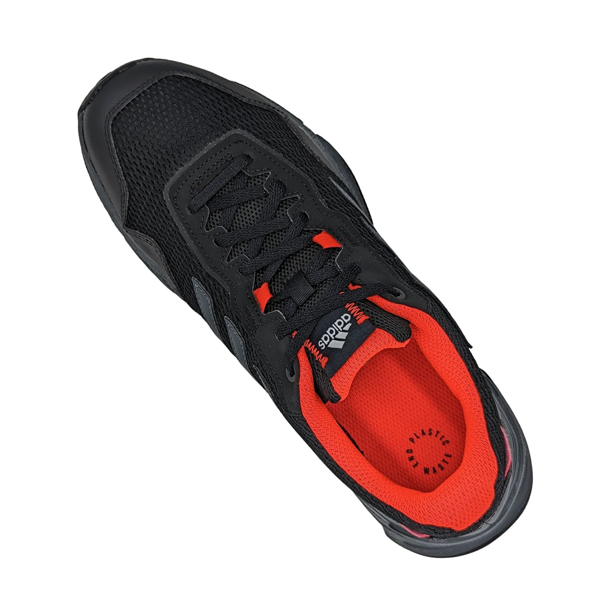 Tenis Adidas Tracefinder Negro con Naranja Hombre Originales Q47236
