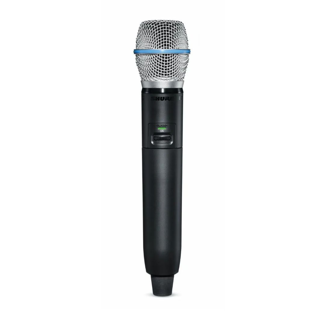 Transmisor de mano SHURE QLXD2-B87A Súpercardioide/Dinámico