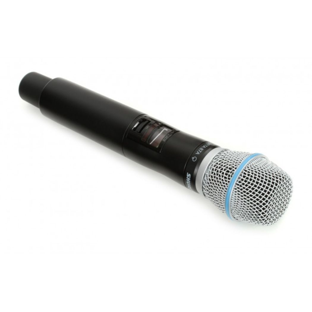 Transmisor de mano SHURE QLXD2-B87A Súpercardioide/Dinámico