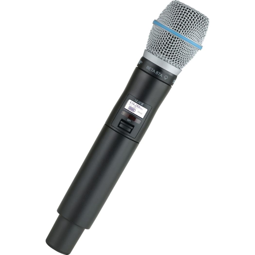 Transmisor de mano SHURE QLXD2-B87A Súpercardioide/Dinámico