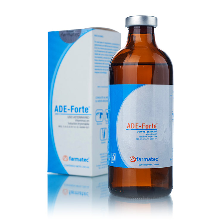 Vitaminas Ade Forte Equinos / Bovinos/ Porcinos ** 250 Ml
