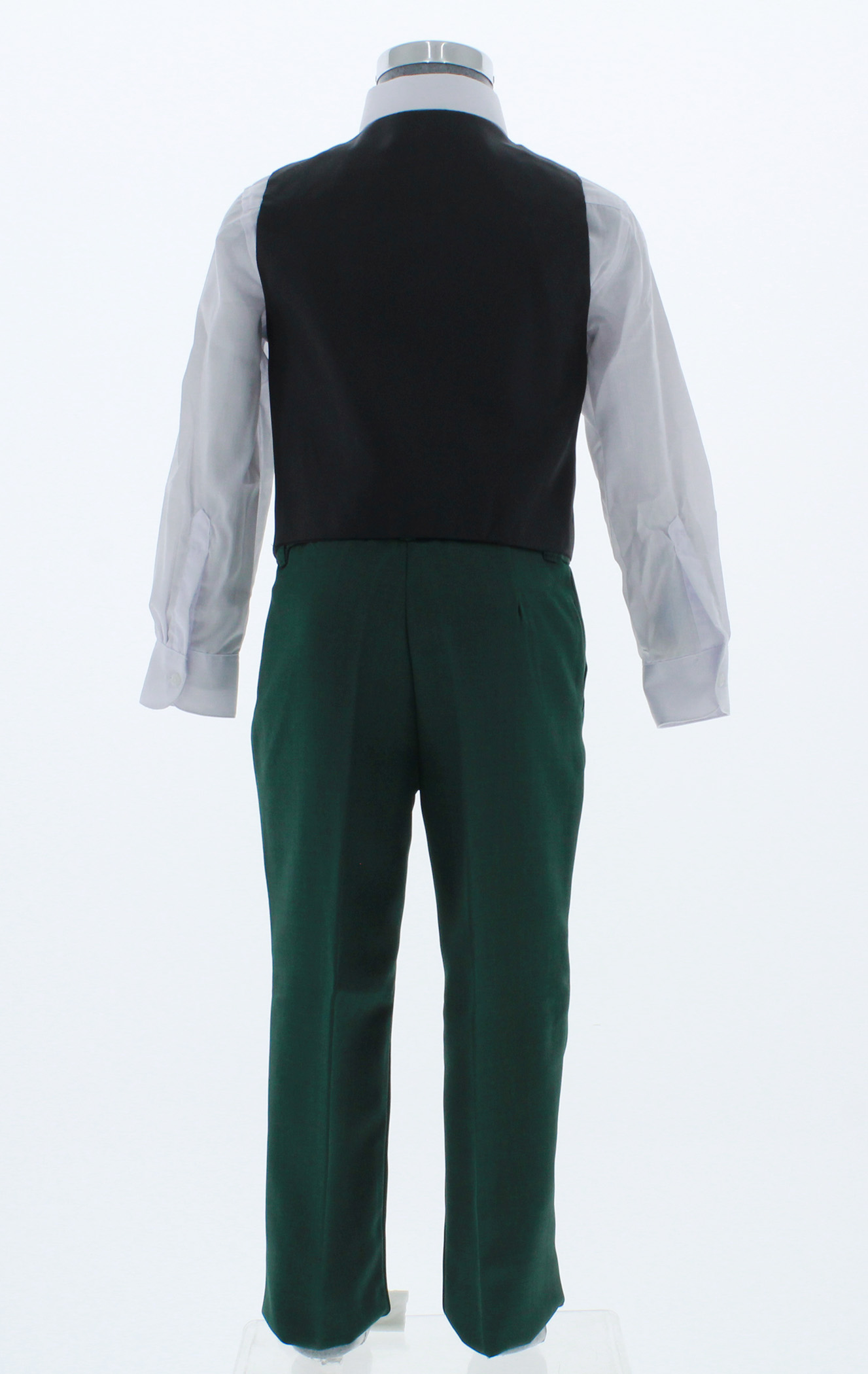 Traje de Niño Tres Piezas Color Verde 3479 2 a 18 Años.