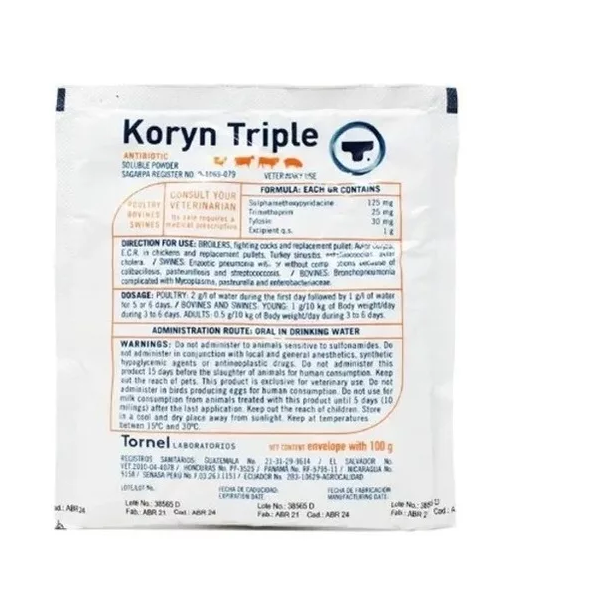 Koryn Triple Polvo Oral 100 Grs