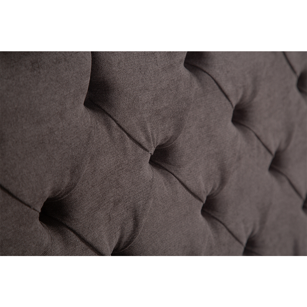 Colchón Queen Size Spring Air Morgan Con Cabecera Dicasa Mary Chocolate