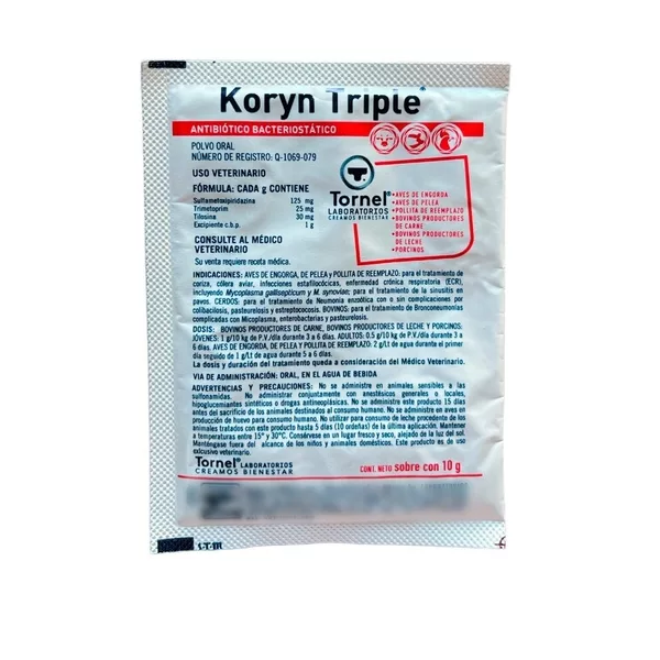 Koryn Triple Polvo Oral 100 Grs