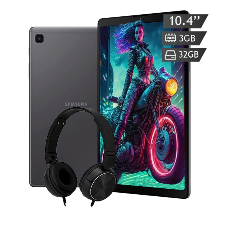 Tableta Samsung Galaxy Tab A7 SM-T509 LTE Ram 3GB-32GB Pantalla 10.4'' - Gris + Audifono