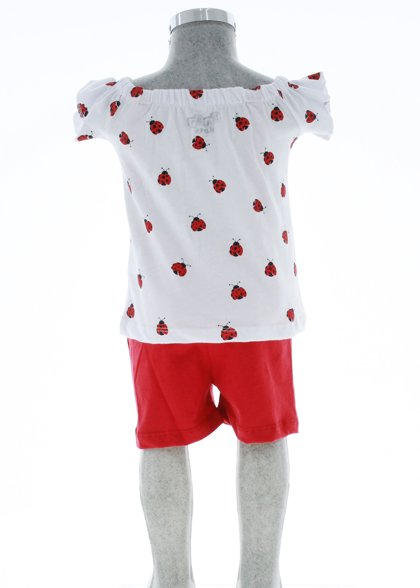 Conjunto Shorts y Blusa Para Niña 3480 2 Piezas 1 a 8 Años.