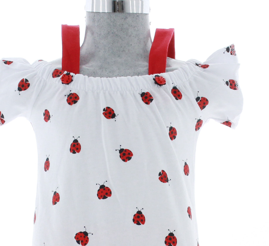 Conjunto Shorts y Blusa Para Niña 3480 2 Piezas 1 a 8 Años.