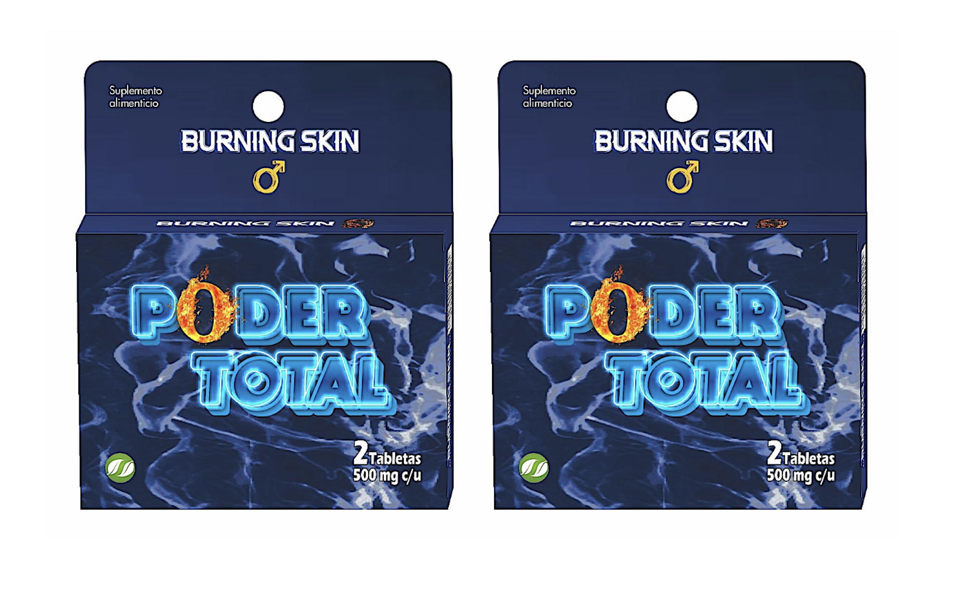 4 Tabletas Vigorizantes Poder Total Masculino Potenciador Natural DURA MÁS 2 piezas