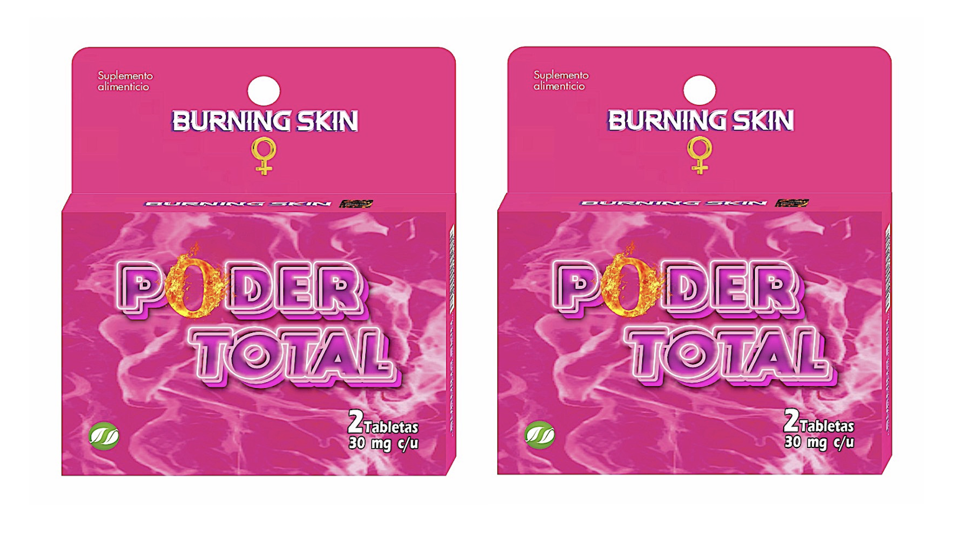 4 Tabletas Poder Total Femenino Natural 2 piezas