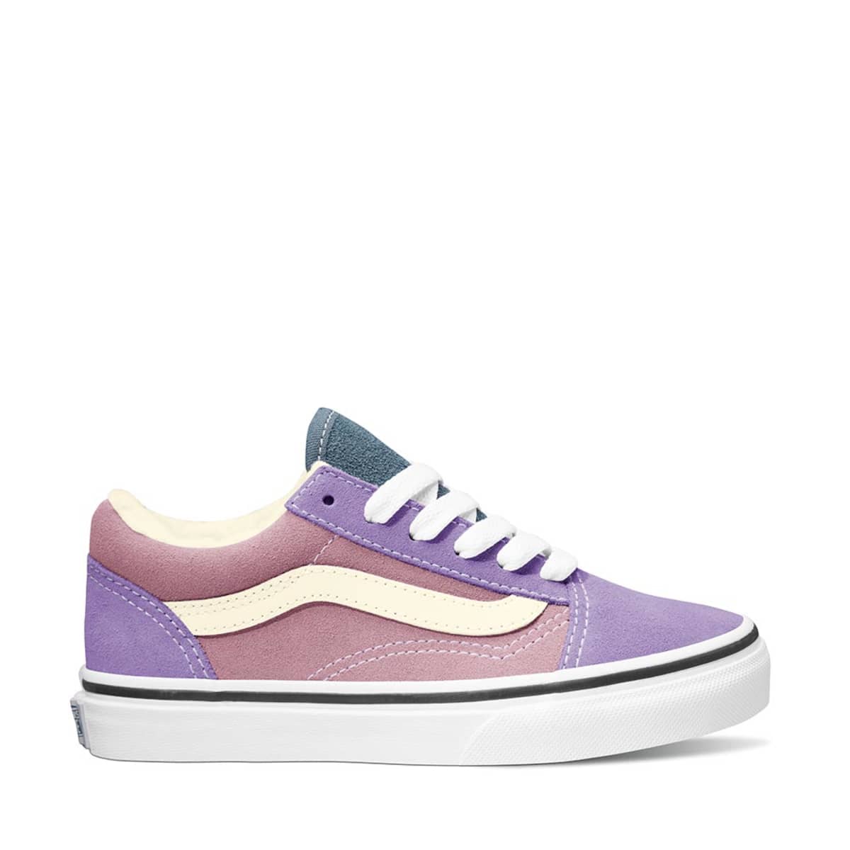 Tenis deportivo skate casual uy Old Skool de Vans Latino para niña, multicolor, mod. 1080632
