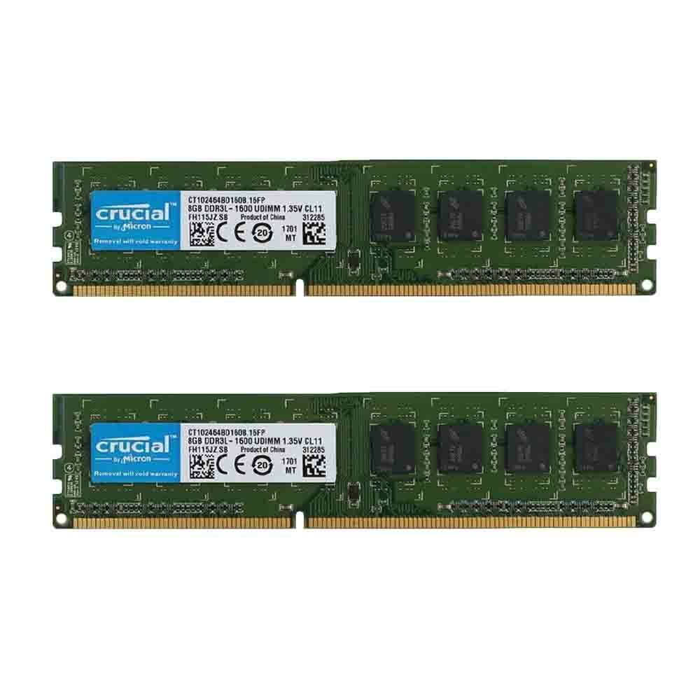 Memoria Ram DDR3L 8 GB Desktop 1600MHz CRUCIAL
