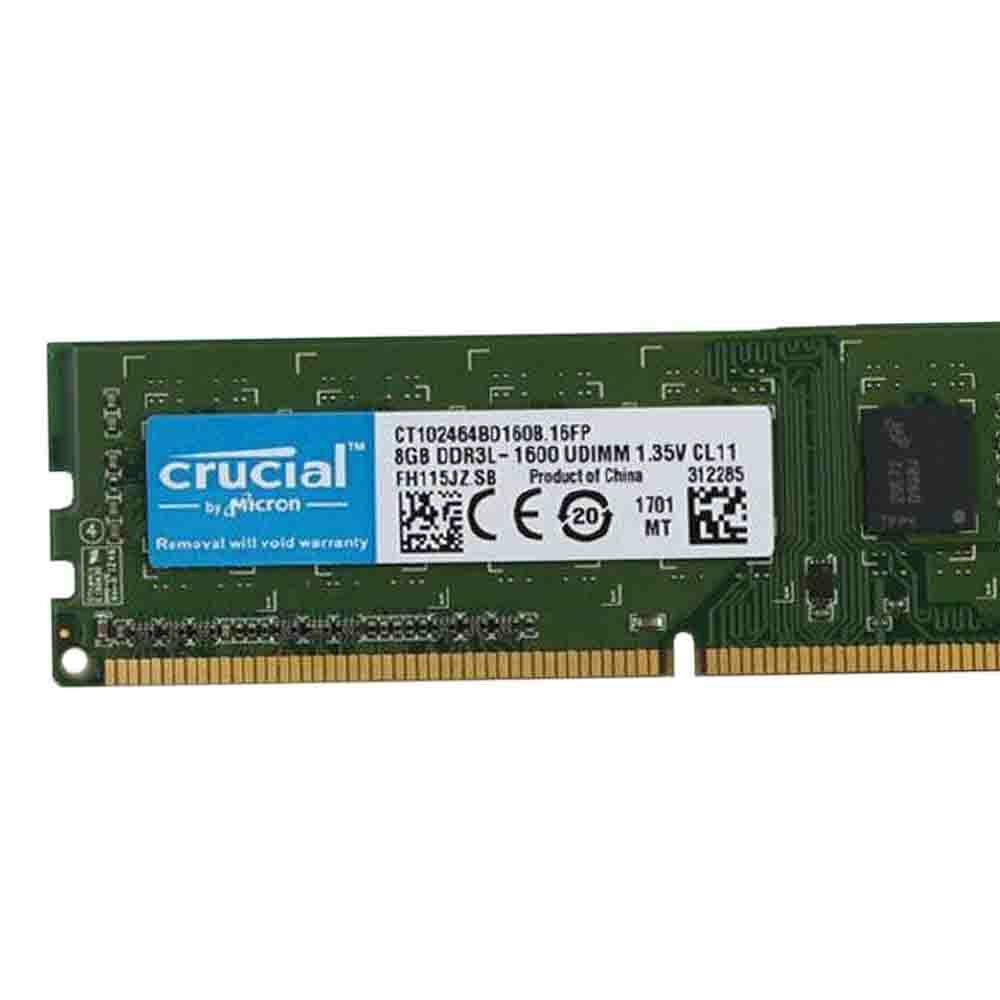 Memoria Ram DDR3L 8 GB Desktop 1600MHz CRUCIAL