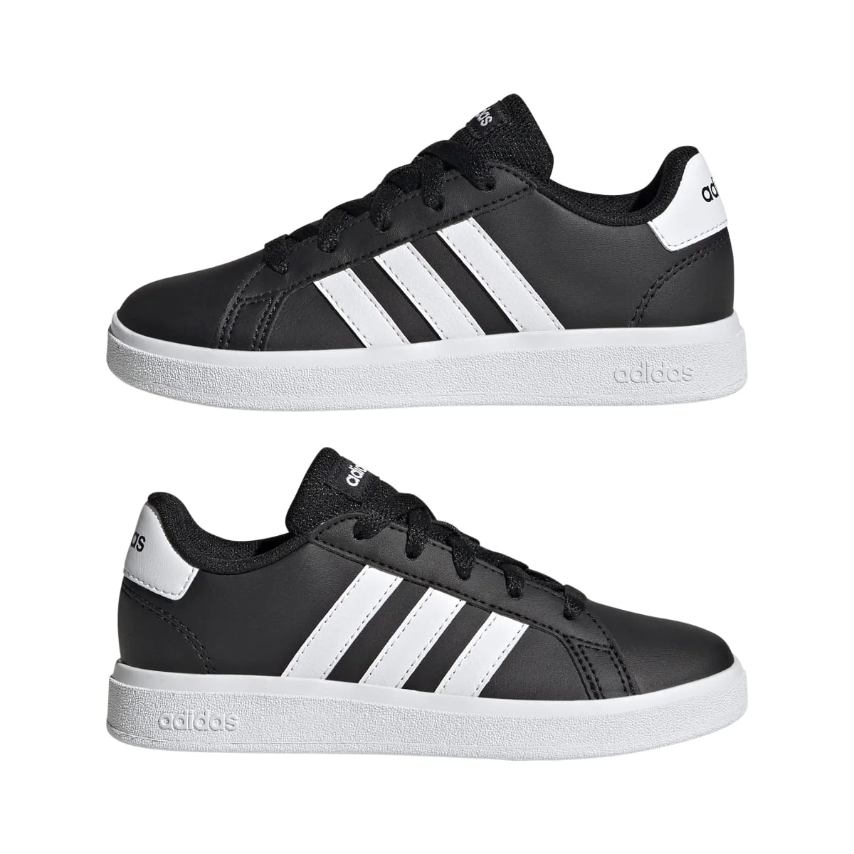 TENIS ADIDAS GRAND COURT 2.0 K MUJER NIÑOS GW6503 NEGRO.