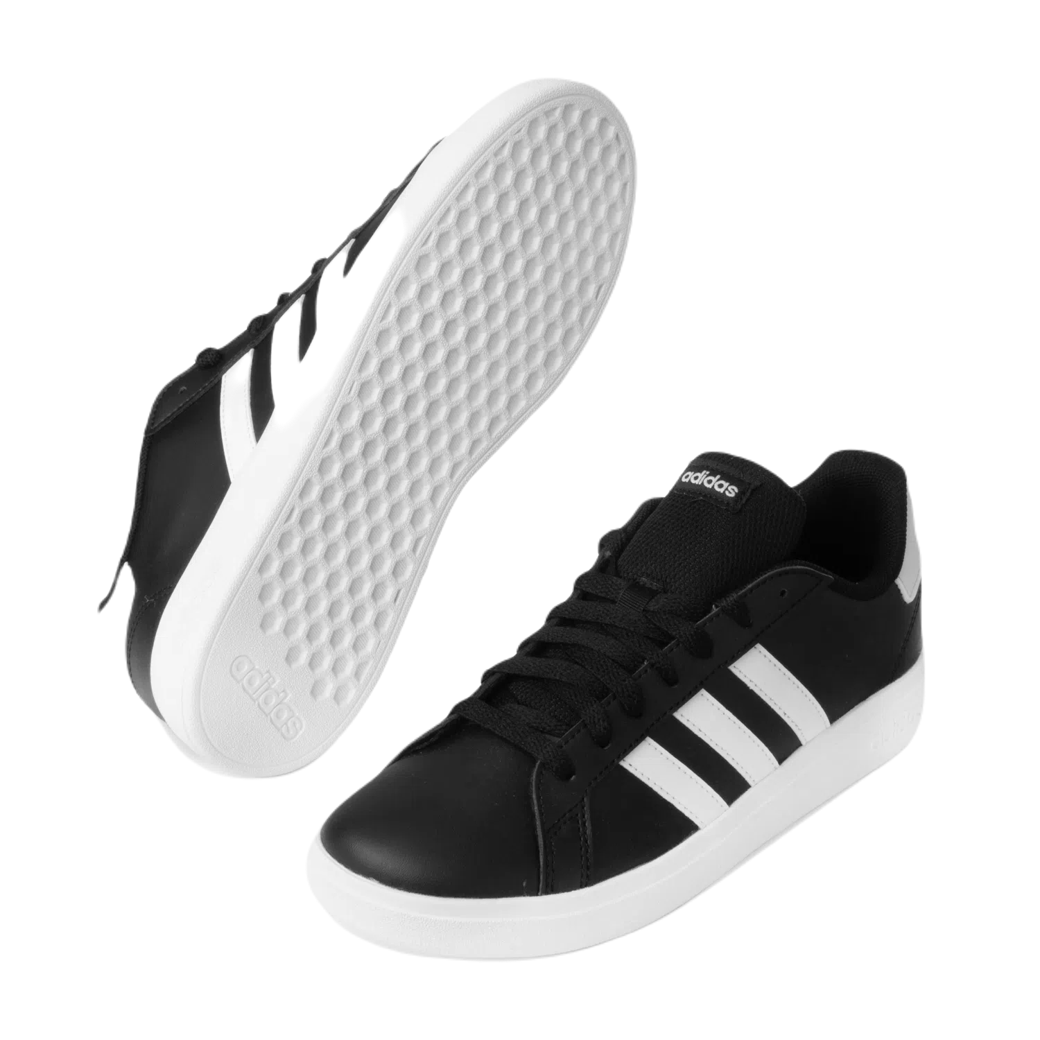 TENIS ADIDAS GRAND COURT 2.0 K MUJER NIÑOS GW6503 NEGRO.