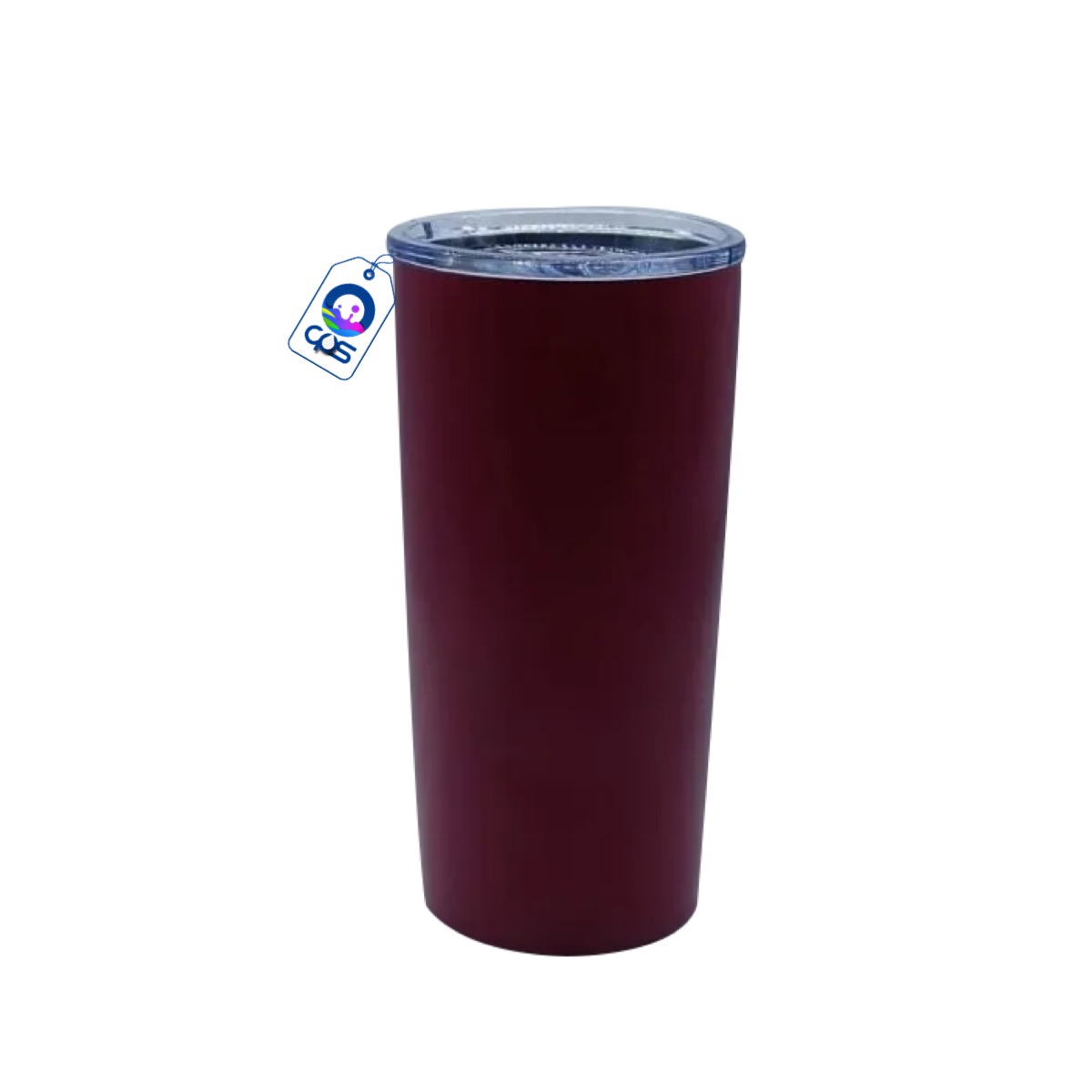 Vaso cónico de acero de 20oz. Para grabado láser (12 PIEZAS).