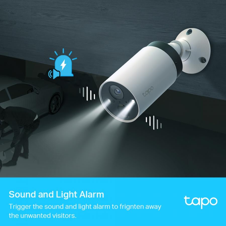 2 Camaras De Vigilancia Tp-Link TAPO C420S2 2K QHD WI-FI Alarma Vision Nocturna Exterior Con Bateria.