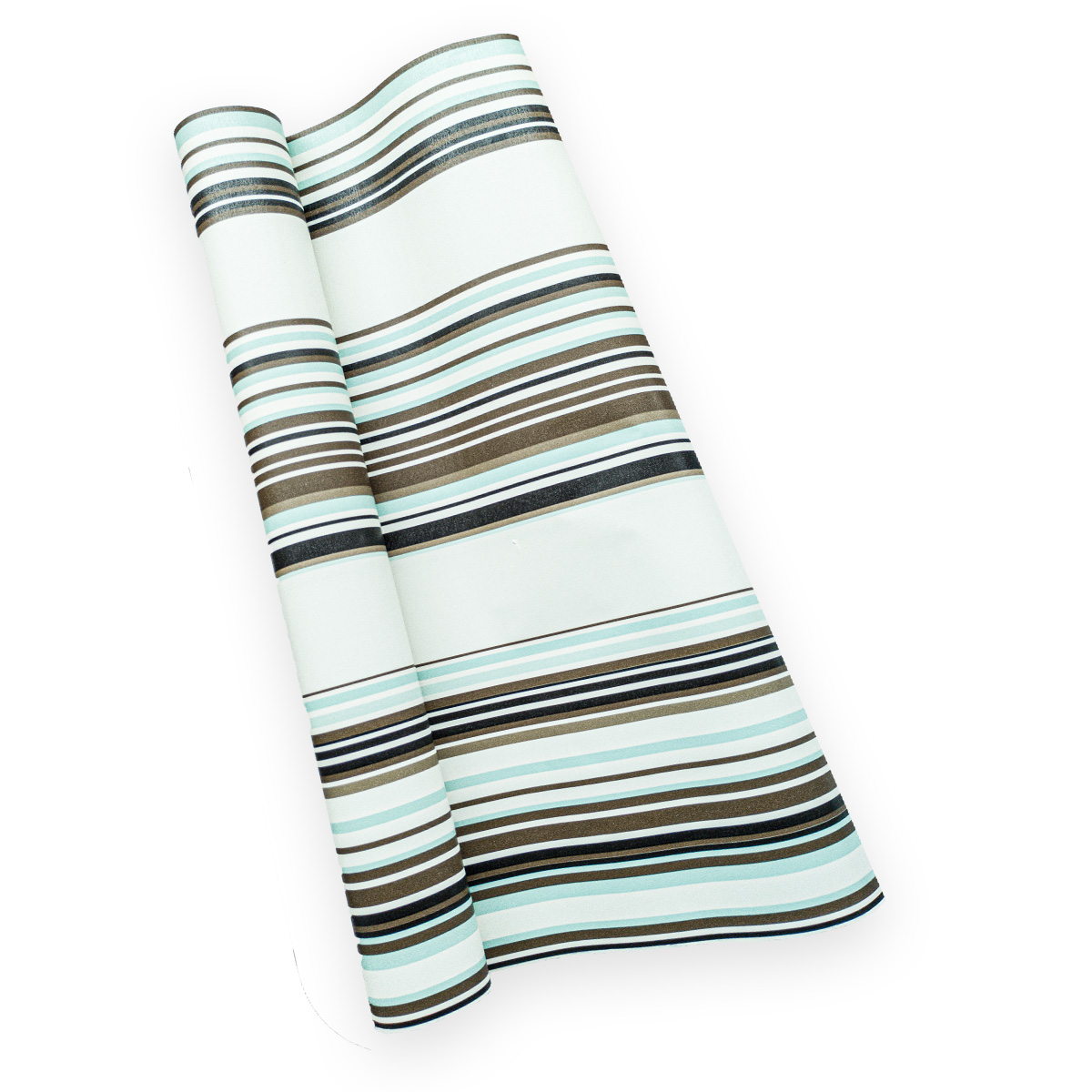 Papel Tapiz Adherible Rayas Cafe 10m X 45cm Tp140