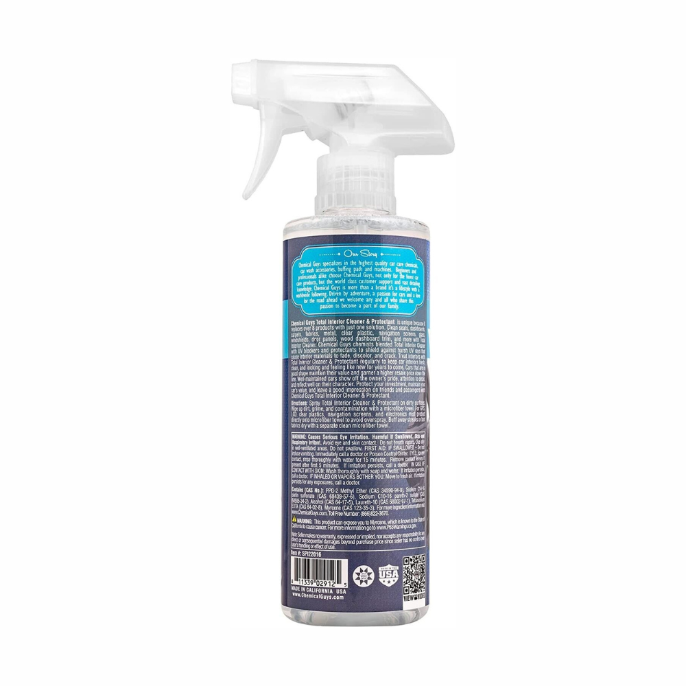 Chemical Guys Total Interior Cleaner And Protectant - Limpiador y protector interior 