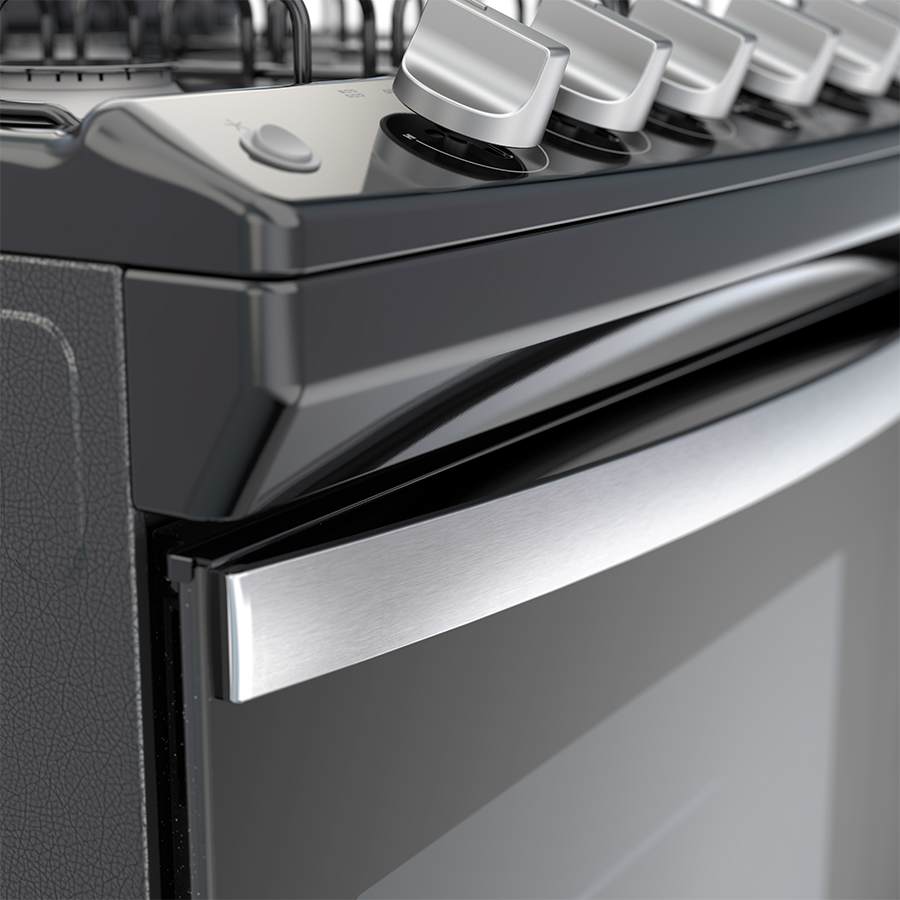 Estufa Al Piso Gas Whirlpool 30  Negro Wfr3000b