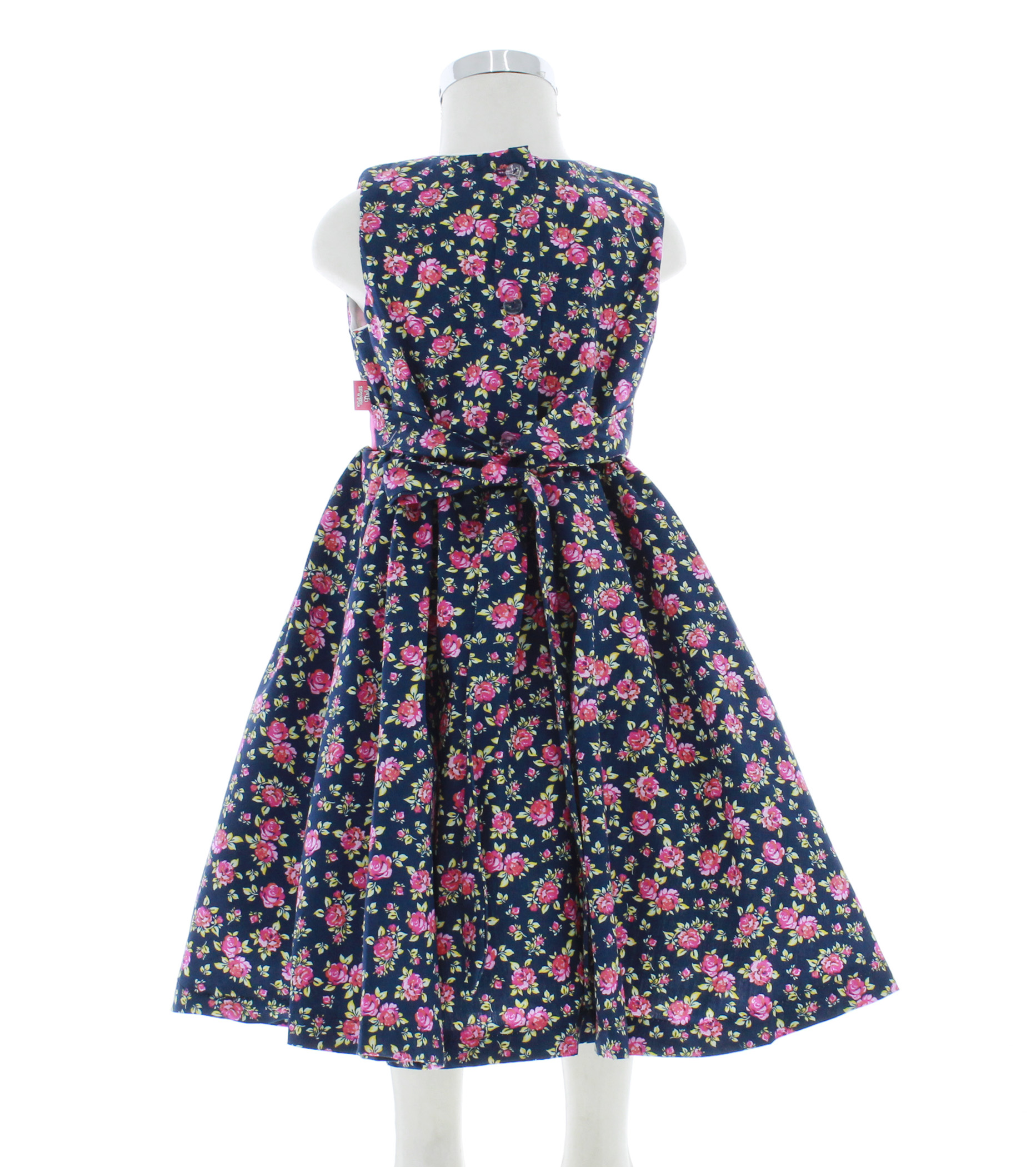 Vestido Niña Azul Marino Floreado 3485 2 a 10 años