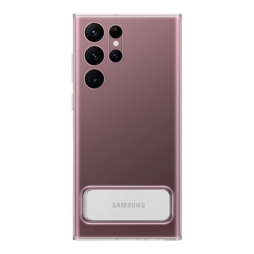 Funda Samsung Original Clear Standing Cover para S22 Ultra Color  Transparente