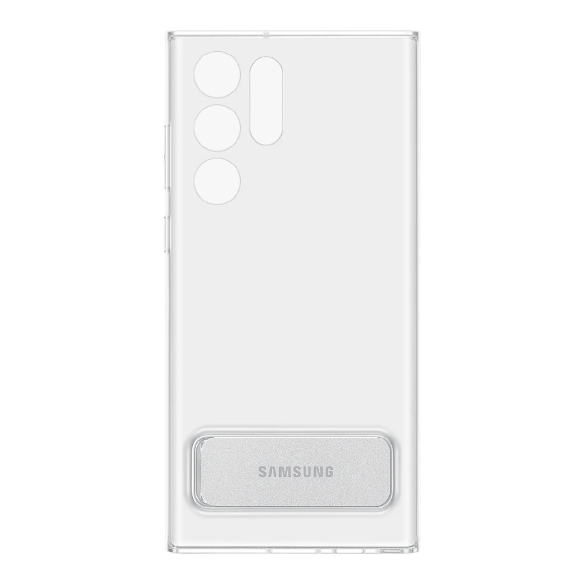 Funda Samsung Original Clear Standing Cover para S22 Ultra Color Transparente