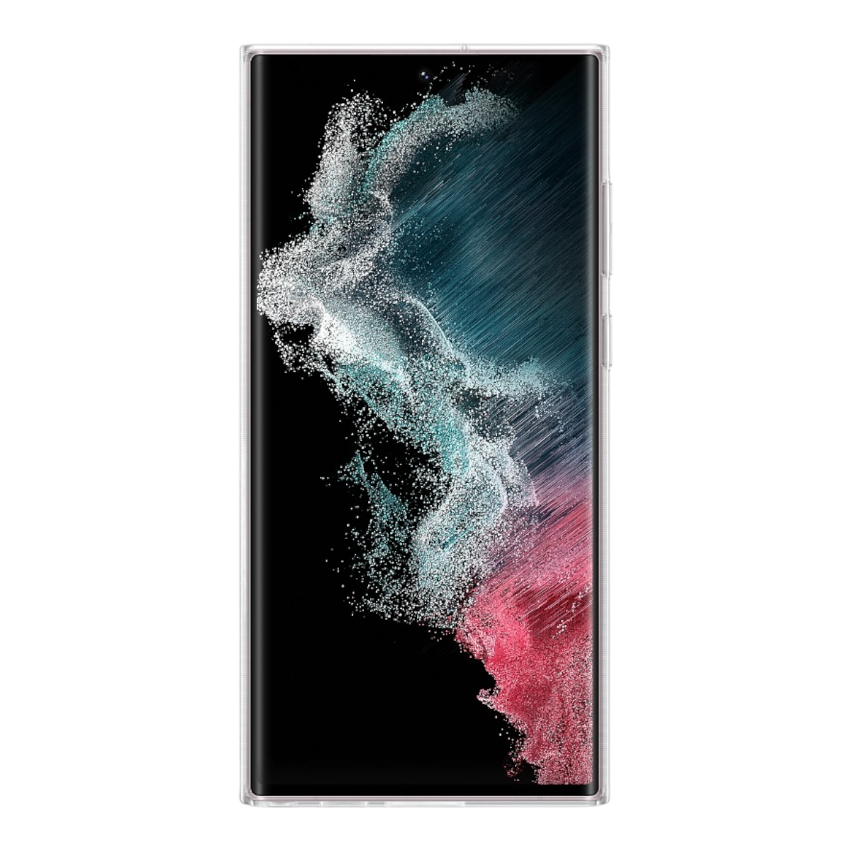 Funda Samsung Original Clear Standing Cover para S22 Ultra Color Transparente