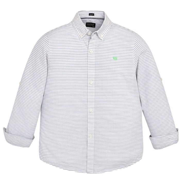 Camisa Manga Larga Rayas Nukutavake Mayoral Chico 616472