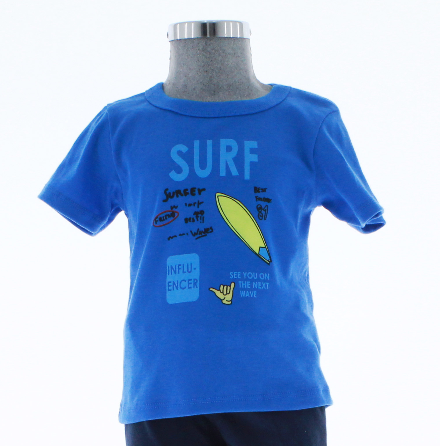 Playera Niño Azul Bebe T Shirt 3491 1 a 5 Años.