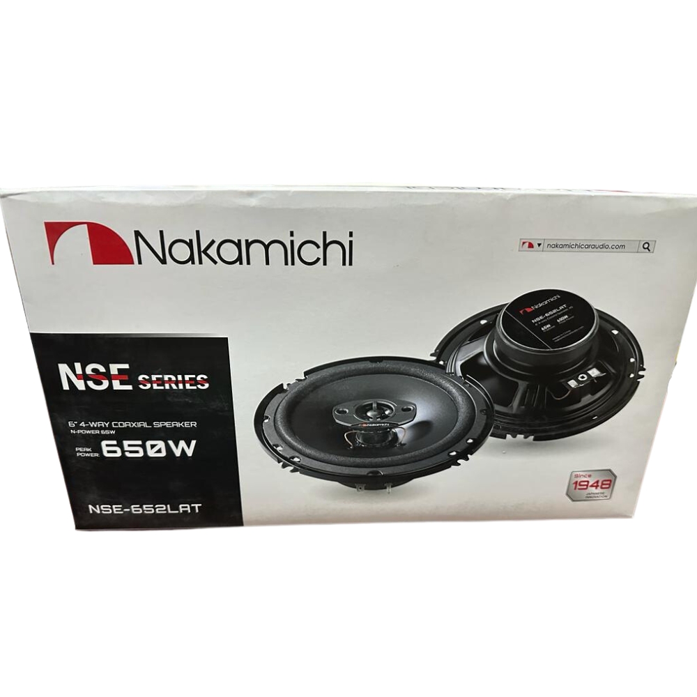 Bocinas Para Automóvil Nakamichi NSE-652LAT NSE SERIES - Negro