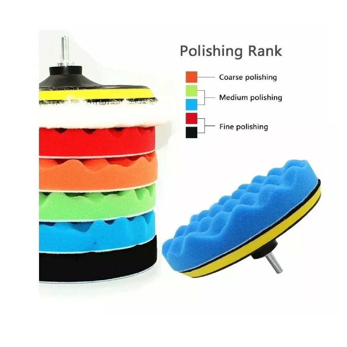 Kit Para Pulir Auto/borlas/ktaladro/esponjas 3 Inch 20 Pcs