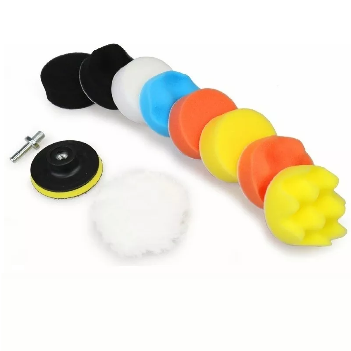 Juego De 11 Esponjas Para Pulir Auto De 3 Pulgadas