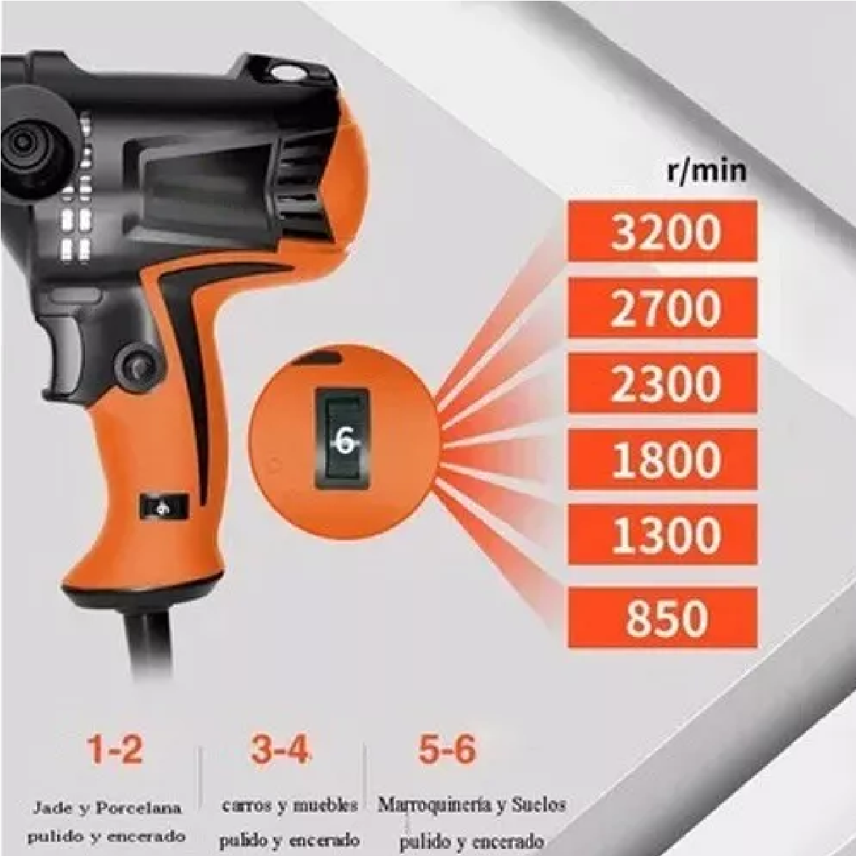 Pulidora Para Autos Pulido Lijado 110v 980w