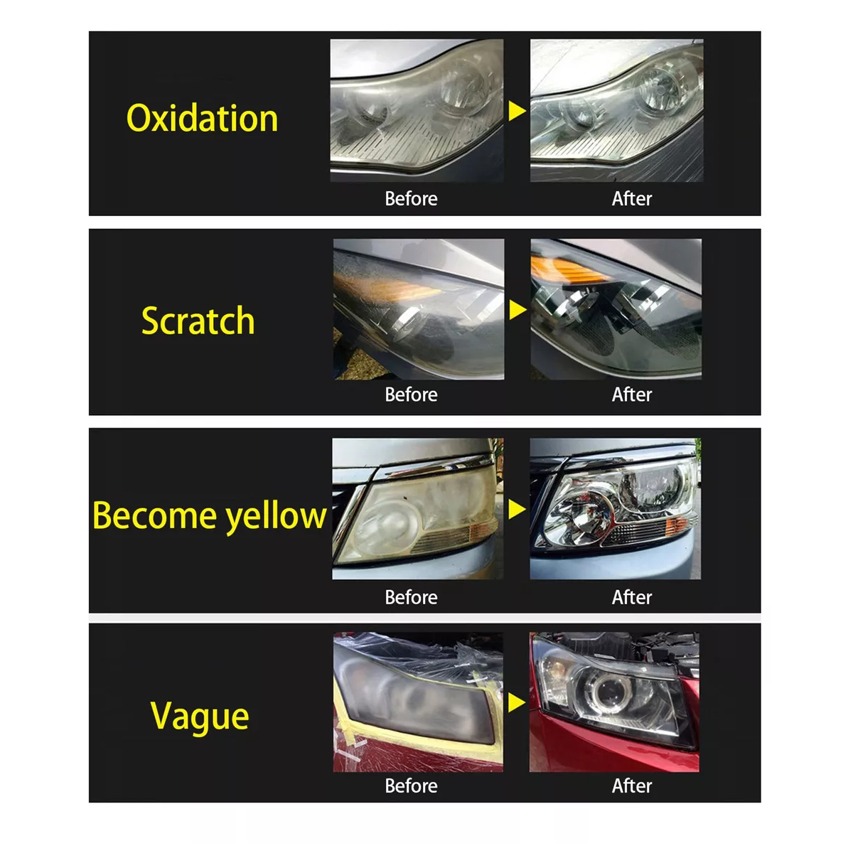 Herramientas De Reparación Y Pulido De Faros De Automóviles